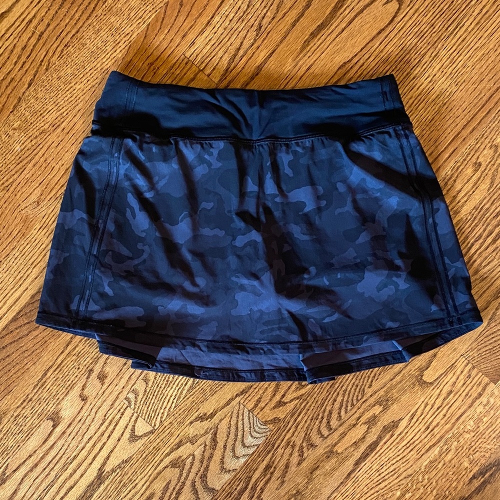 Lululemon Athletica Black Camo Skort